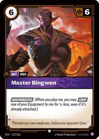 Master Bingwen [Spiritforged] | Card Merchant Takapuna