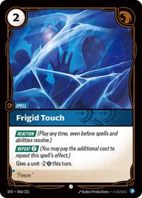 Frigid Touch [Spiritforged] | Card Merchant Takapuna