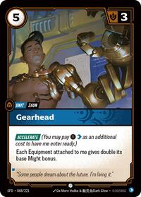 Gearhead [Spiritforged] | Card Merchant Takapuna