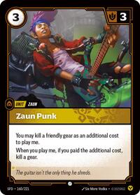 Zaun Punk [Spiritforged] | Card Merchant Takapuna