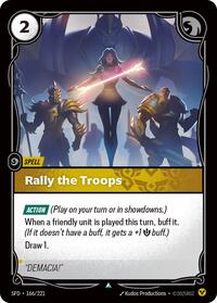 Rally the Troops [Spiritforged] | Card Merchant Takapuna
