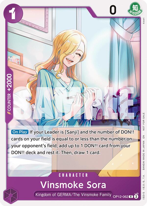 Vinsmoke Sora (Tournament Pack 2026 Vol. 1) [One Piece Promotion Cards] | Card Merchant Takapuna