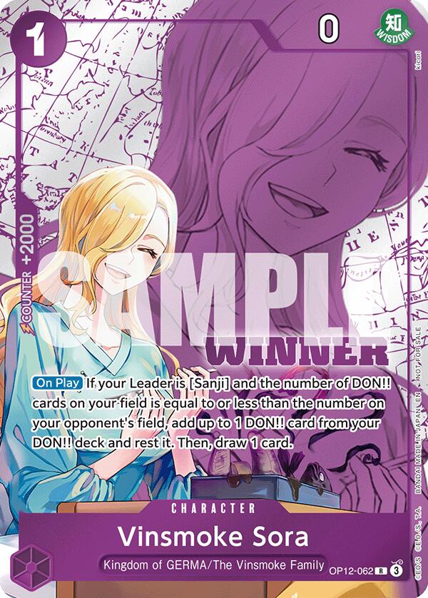 Vinsmoke Sora (Winner Pack 2026 Vol. 1) [One Piece Promotion Cards] | Card Merchant Takapuna