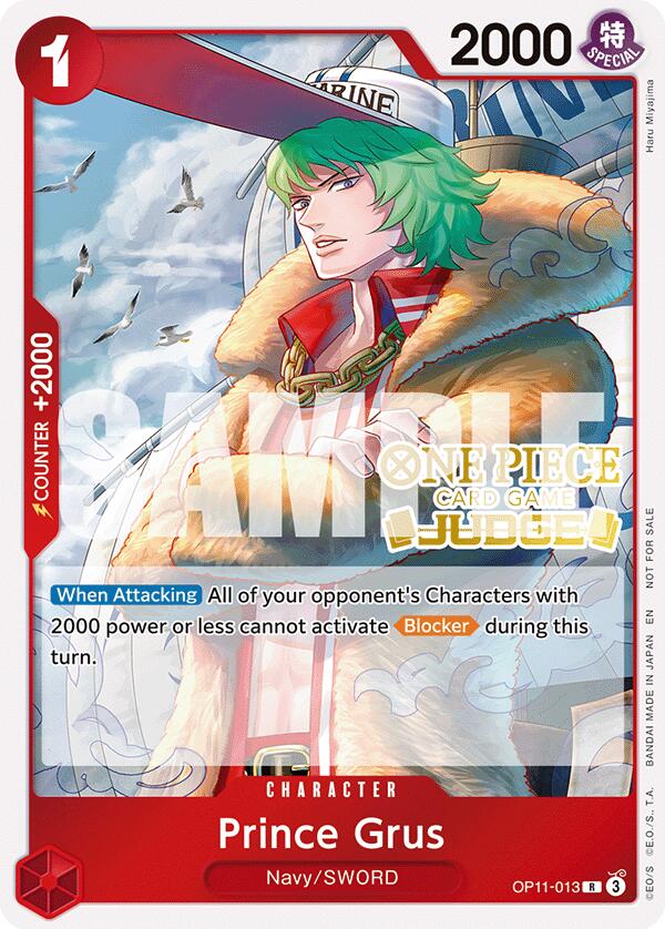 Prince Grus (Judge Pack Vol. 7) [One Piece Promotion Cards] | Card Merchant Takapuna