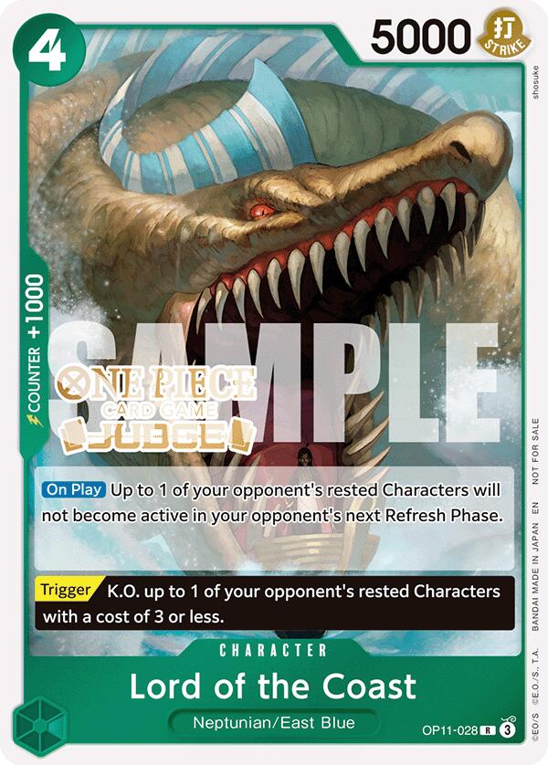 Lord of the Coast (Judge Pack Vol. 7) [One Piece Promotion Cards] | Card Merchant Takapuna