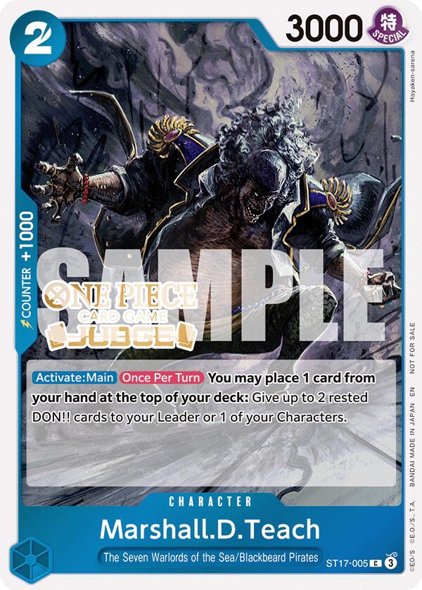 Marshall.D.Teach (Judge Pack Vol. 7) [One Piece Promotion Cards] | Card Merchant Takapuna