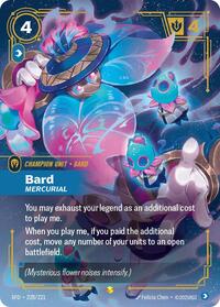 Bard - Mercurial (Overnumbered) [Spiritforged] | Card Merchant Takapuna