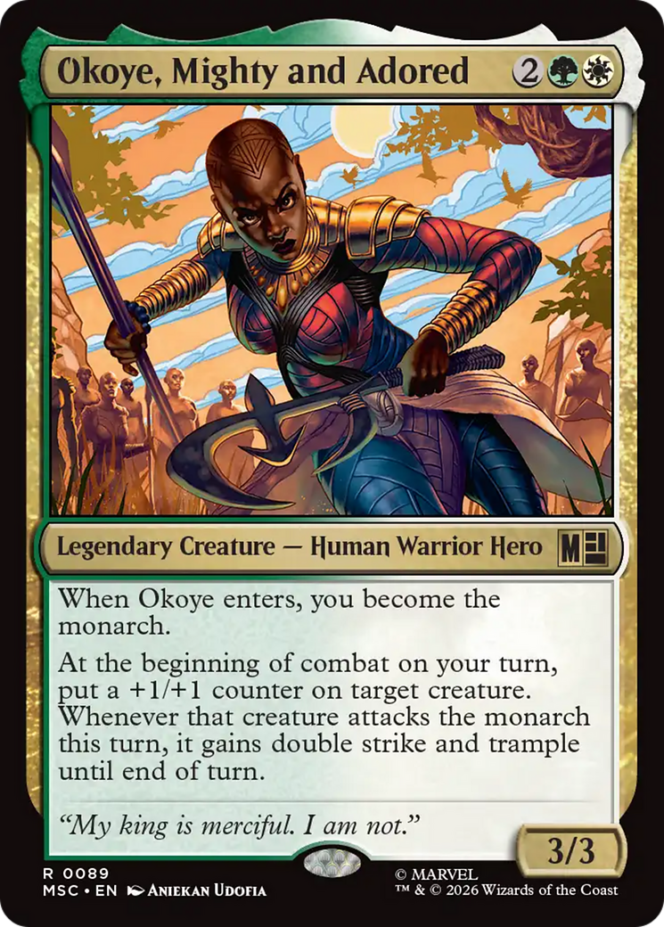 Okoye, Mighty and Adored [Marvel Super Heroes Commander] | Card Merchant Takapuna