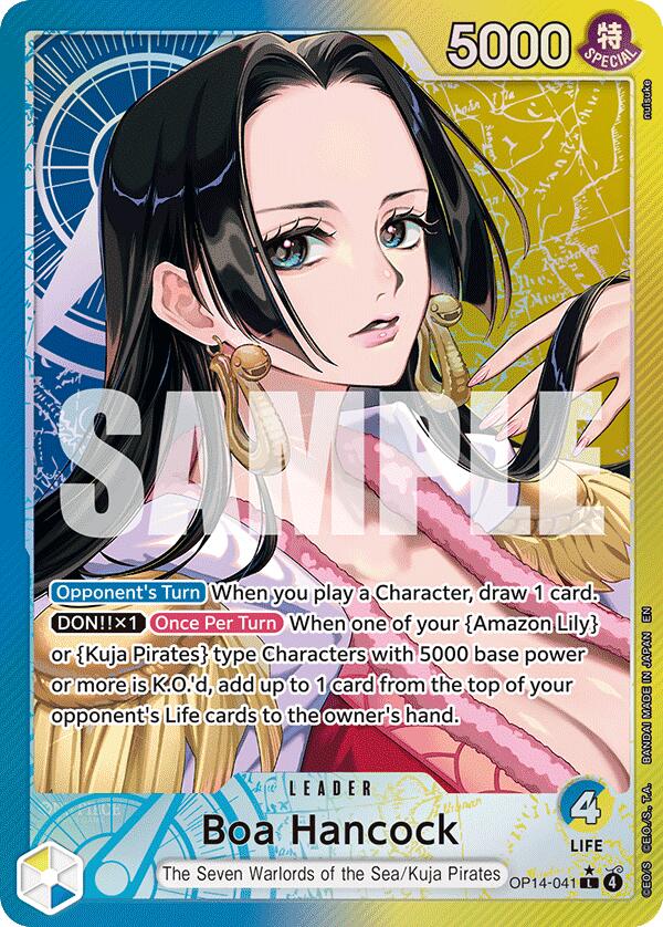 Boa Hancock (OP14-041) (Alternate Art) [The Azure Sea's Seven] | Card Merchant Takapuna