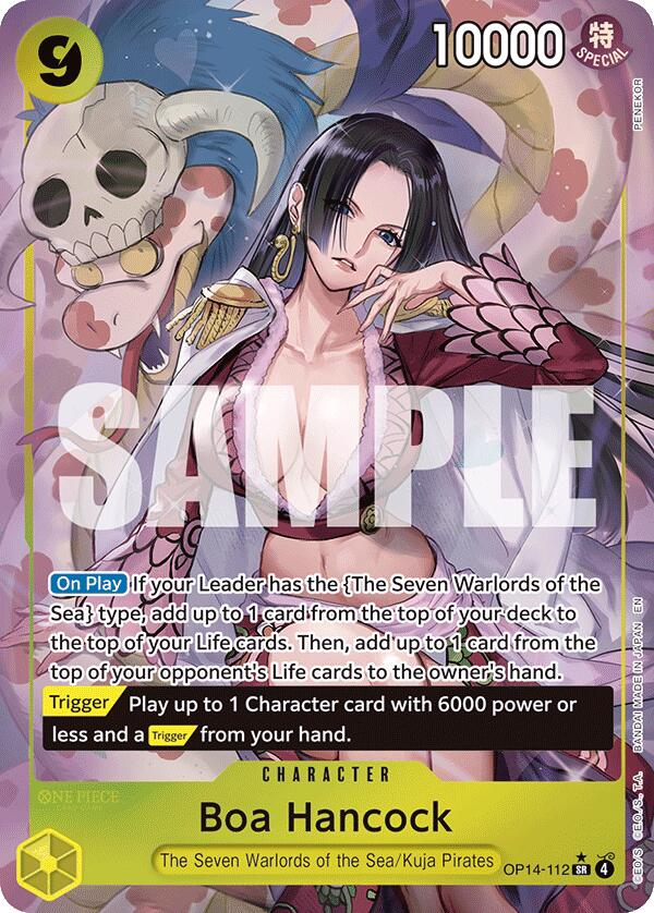 Boa Hancock (OP14-112) (Alternate Art) [The Azure Sea's Seven] | Card Merchant Takapuna