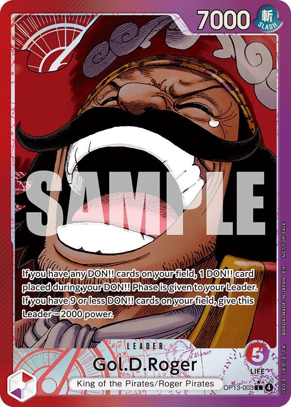 Gol.D.Roger (Jumbo) [One Piece Promotion Cards] | Card Merchant Takapuna