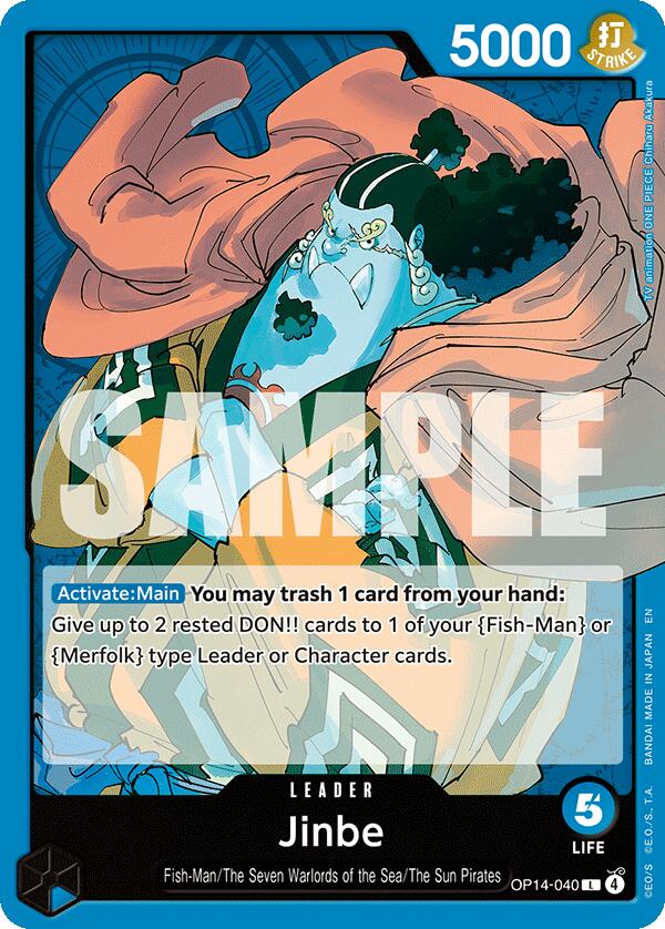 Jinbe (OP14-040) [The Azure Sea's Seven] | Card Merchant Takapuna