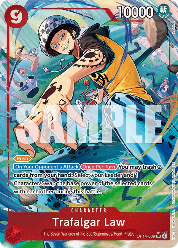 Trafalgar Law (OP14-009) (Alternate Art) [The Azure Sea's Seven] | Card Merchant Takapuna