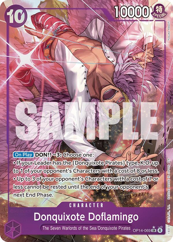 Donquixote Doflamingo (OP14-069) (Alternate Art) [The Azure Sea's Seven] | Card Merchant Takapuna