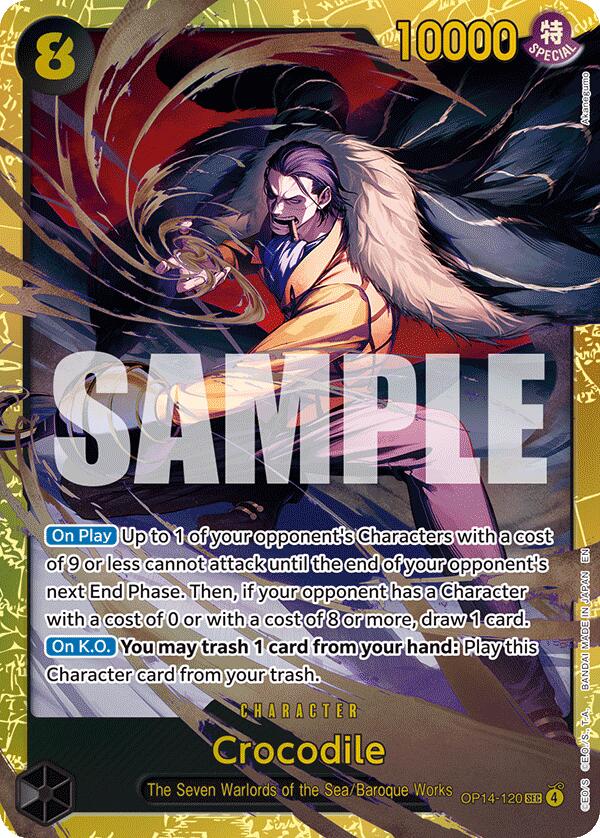Crocodile (OP14-120) [The Azure Sea's Seven] | Card Merchant Takapuna