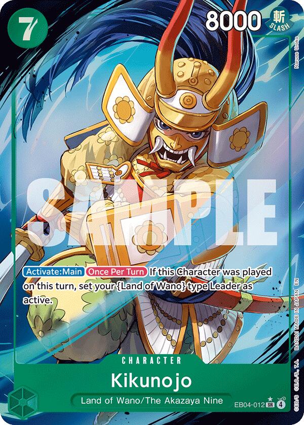 Kikunojo (Alternate Art) [The Azure Sea's Seven] | Card Merchant Takapuna