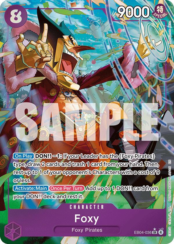 Foxy (Alternate Art) [The Azure Sea's Seven] | Card Merchant Takapuna