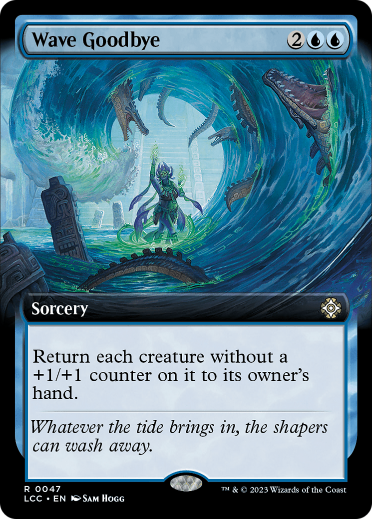 Wave Goodbye (Extended Art) [The Lost Caverns of Ixalan Commander] | Card Merchant Takapuna