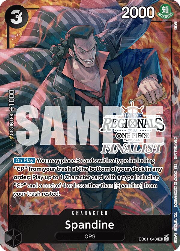 Spandine (Online Regional Finalist Card Set 2025 Vol.1) [One Piece Promotion Cards] | Card Merchant Takapuna