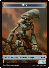 Snake // Myr Double-Sided Token [Tarkir: Dragonstorm Commander Tokens] | Card Merchant Takapuna