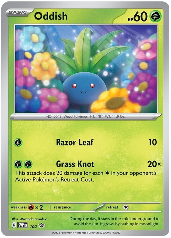 Oddish (102) [Scarlet & Violet: Black Star Promos] | Card Merchant Takapuna