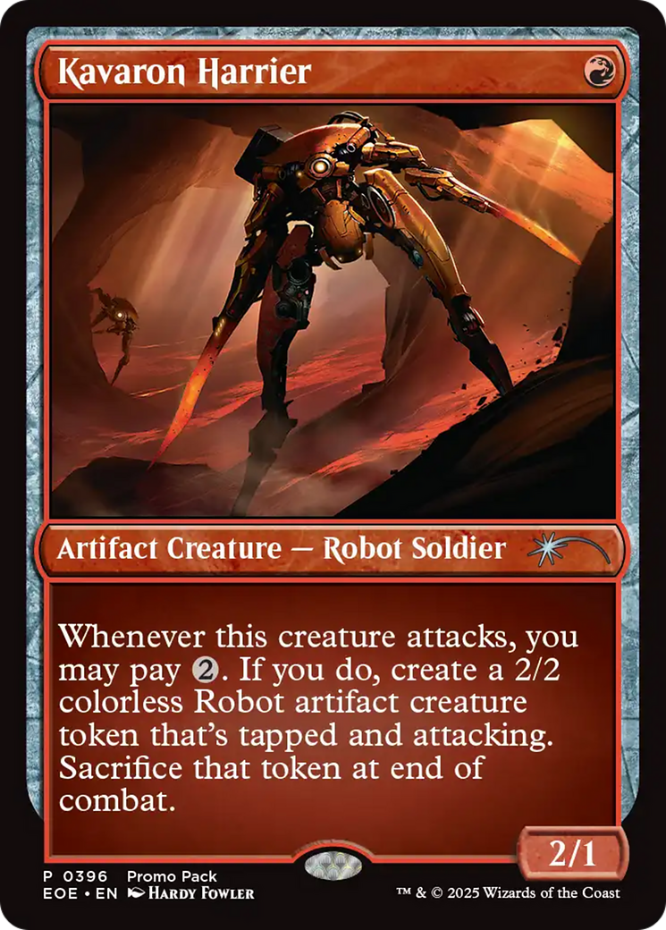 Kavaron Harrier [Edge of Eternities Promo Pack] | Card Merchant Takapuna