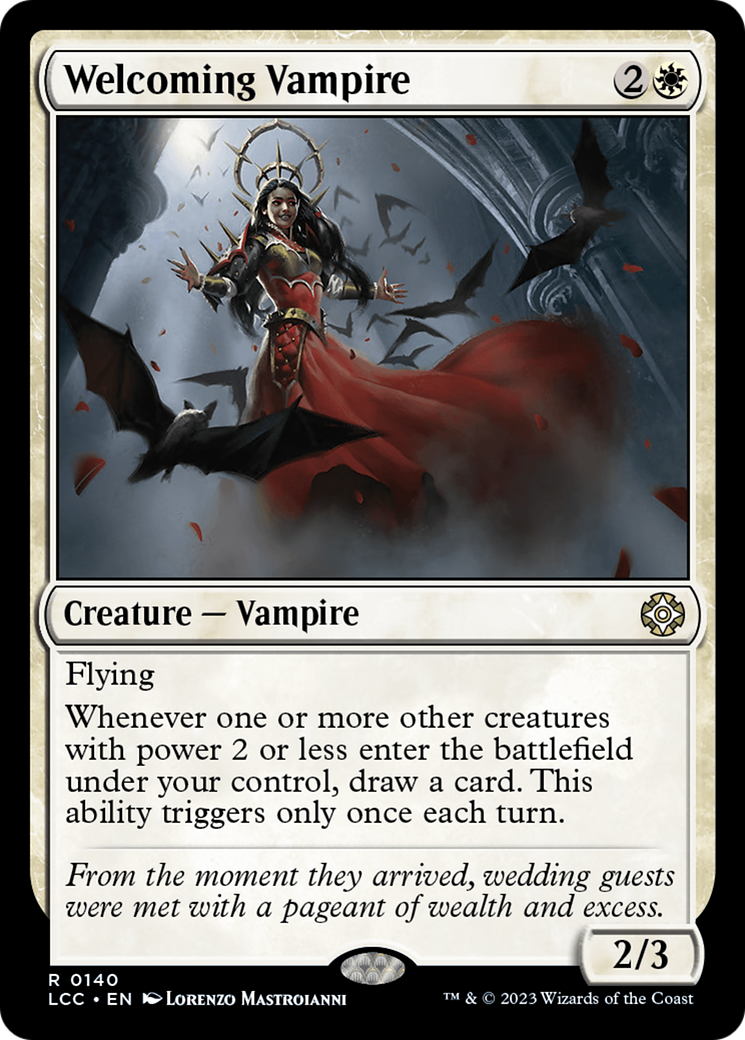 Welcoming Vampire [The Lost Caverns of Ixalan Commander] | Card Merchant Takapuna