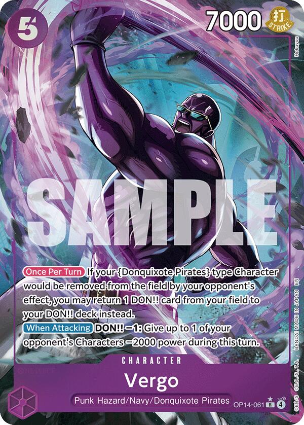 Vergo (Alternate Art) [The Azure Sea's Seven] | Card Merchant Takapuna