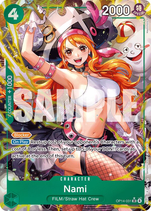 Nami (Alternate Art) [The Azure Sea's Seven] | Card Merchant Takapuna