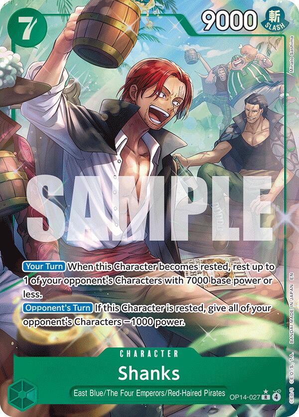 Shanks (Alternate Art) [The Azure Sea's Seven] | Card Merchant Takapuna