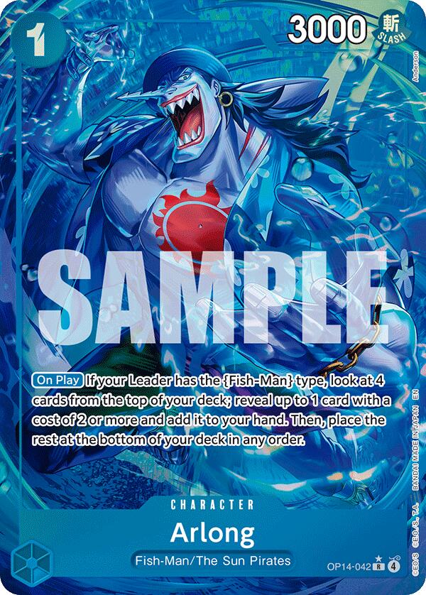 Arlong (Alternate Art) [The Azure Sea's Seven] | Card Merchant Takapuna