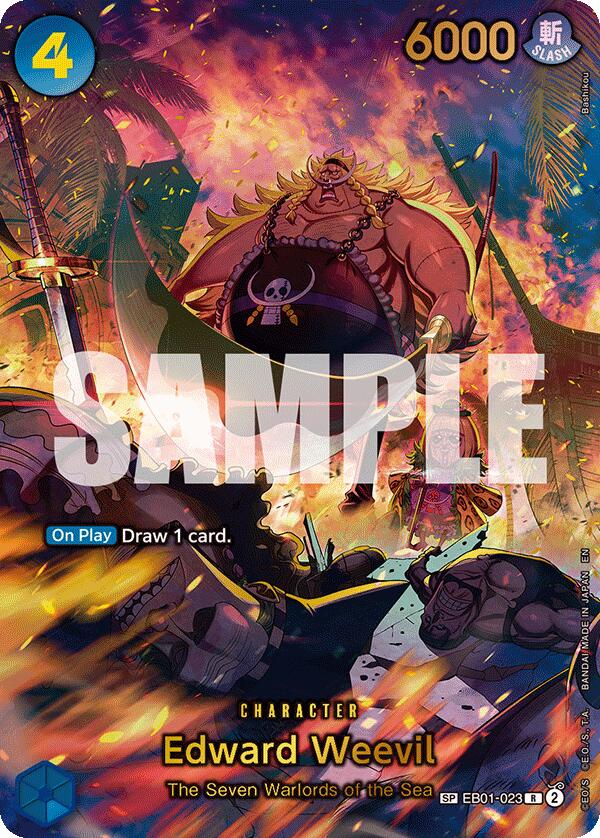 Edward Weevil (EB01-023) (SP) (Alternate Art) [The Azure Sea's Seven] | Card Merchant Takapuna