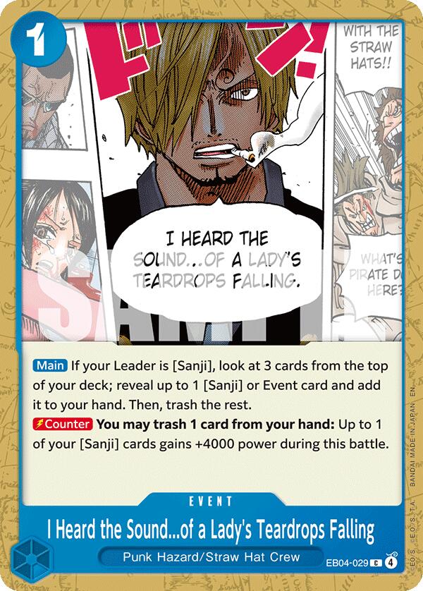 I Heard the Sound...of a Lady's Teardrops Falling [The Azure Sea's Seven] | Card Merchant Takapuna