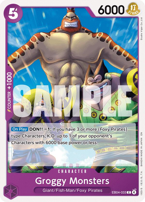 Groggy Monsters [The Azure Sea's Seven] | Card Merchant Takapuna