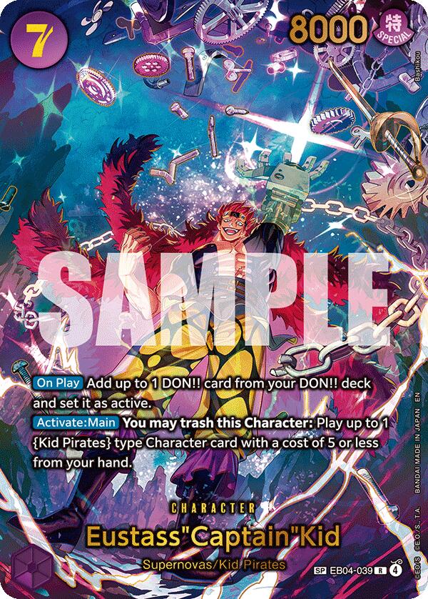 Eustass"Captain"Kid (EB04-039) (SP) [The Azure Sea's Seven] | Card Merchant Takapuna