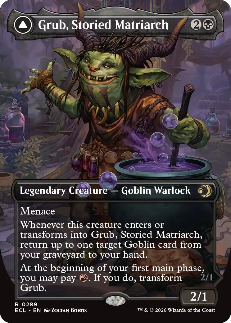 Grub, Storied Matriarch (Borderless) [Lorwyn Eclipsed] | Card Merchant Takapuna