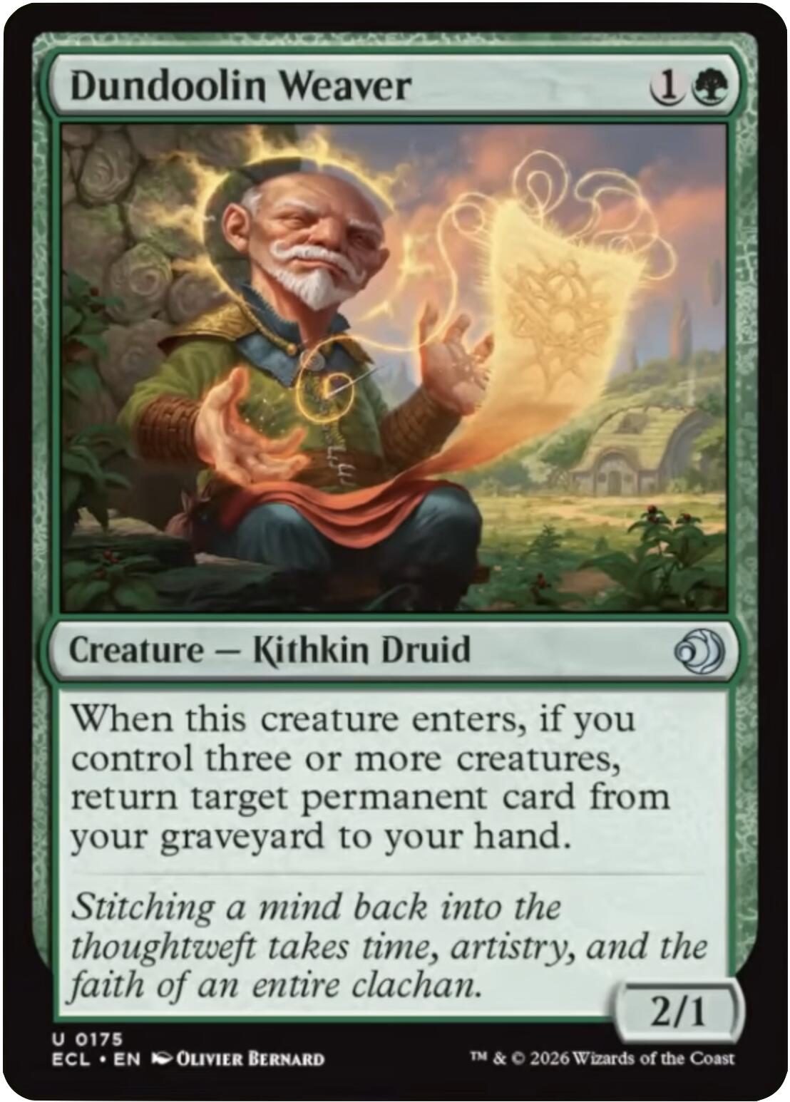 Dundoolin Weaver [Lorwyn Eclipsed] | Card Merchant Takapuna