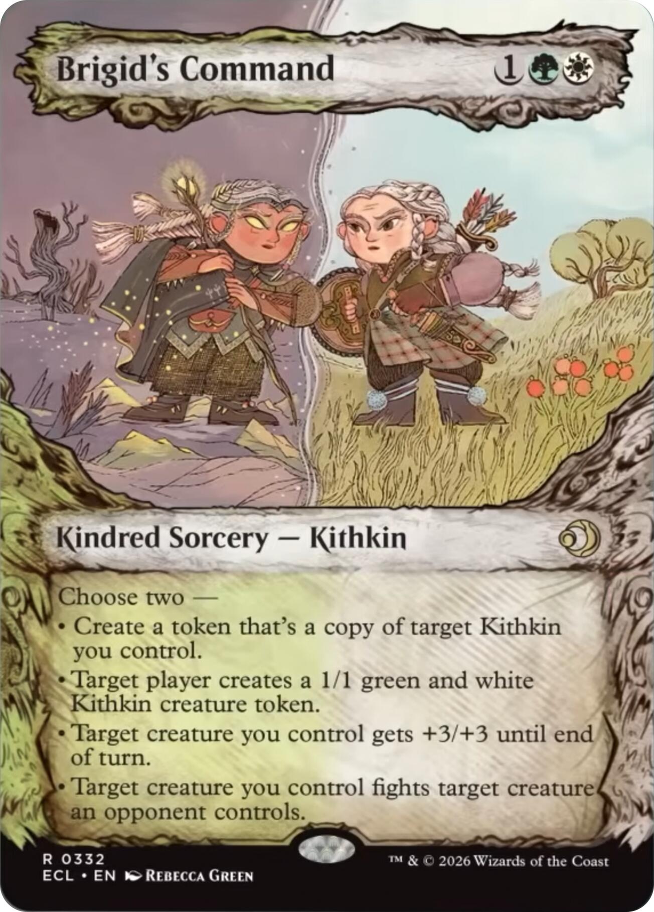 Brigid's Command (Showcase) [Lorwyn Eclipsed] | Card Merchant Takapuna