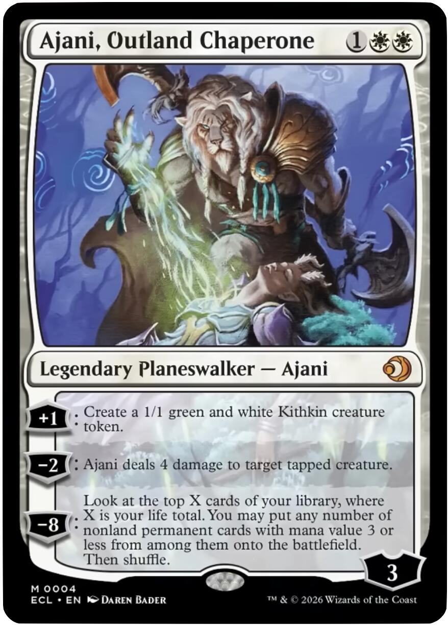 Ajani, Outland Chaperone [Lorwyn Eclipsed] | Card Merchant Takapuna