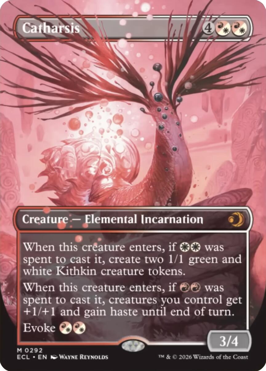 Catharsis (Borderless) [Lorwyn Eclipsed] | Card Merchant Takapuna