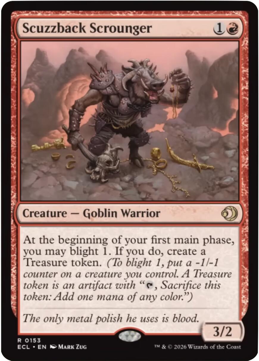 Scuzzback Scrounger [Lorwyn Eclipsed] | Card Merchant Takapuna