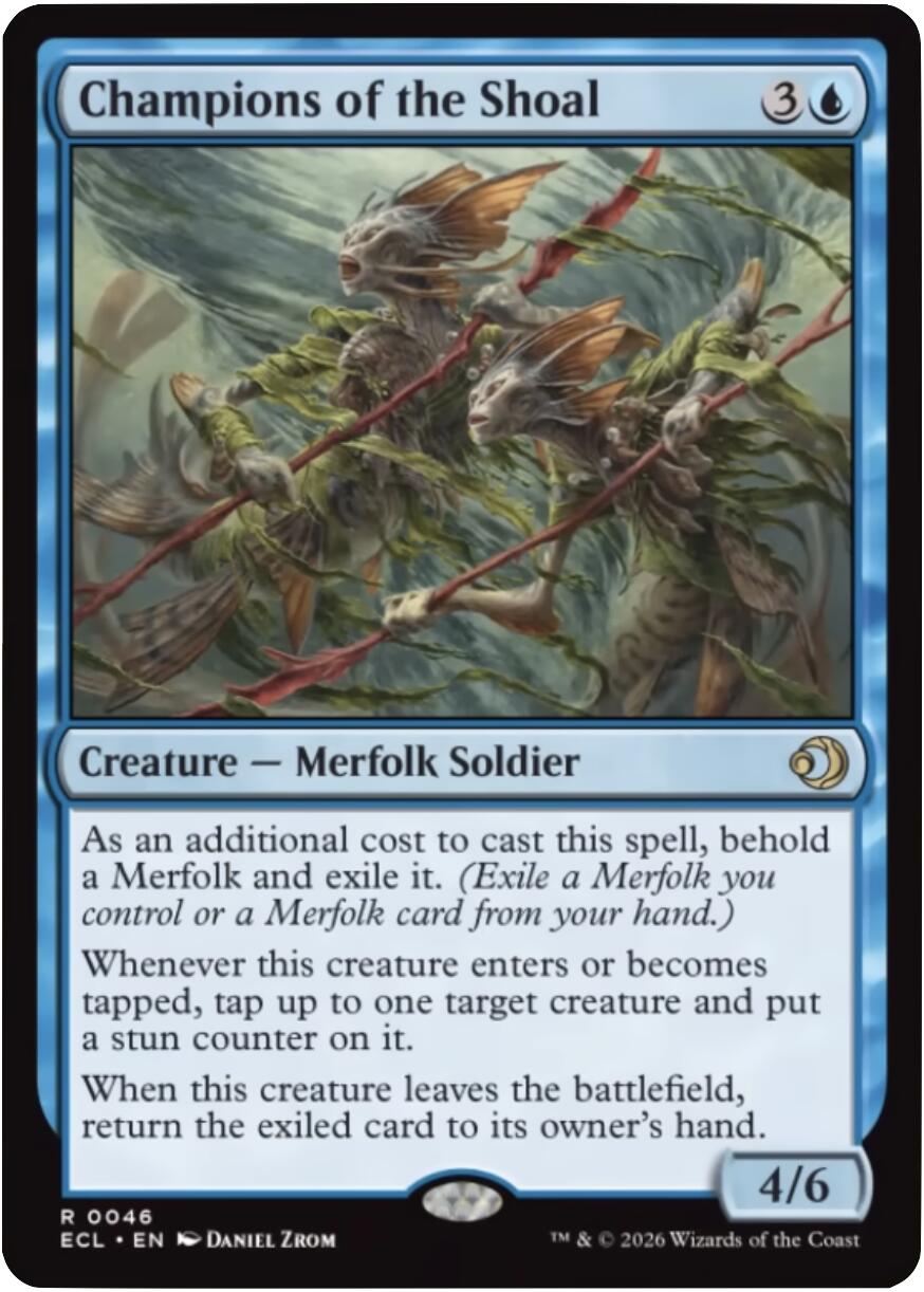 Champions of the Shoal [Lorwyn Eclipsed] | Card Merchant Takapuna