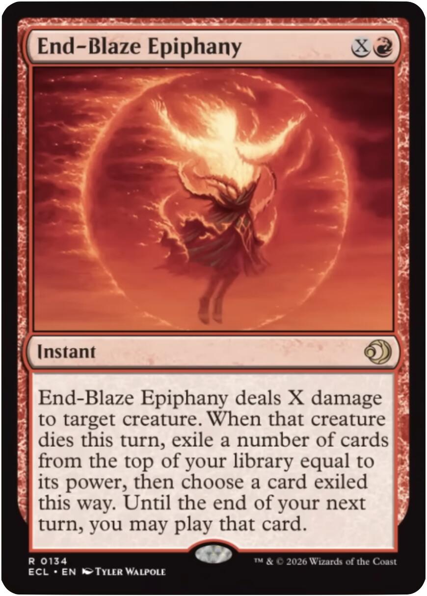 End-Blaze Epiphany [Lorwyn Eclipsed] | Card Merchant Takapuna