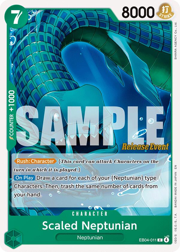 Scaled Neptunian [The Azure Sea's Seven Release Event Cards] | Card Merchant Takapuna