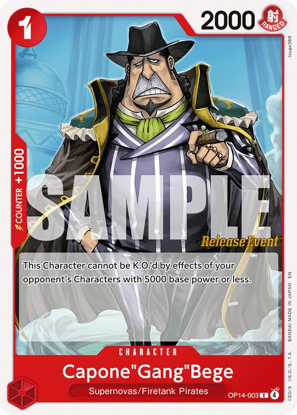 Capone"Gang"Bege [The Azure Sea's Seven Release Event Cards] | Card Merchant Takapuna