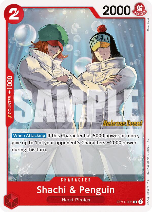 Shachi & Penguin [The Azure Sea's Seven Release Event Cards] | Card Merchant Takapuna