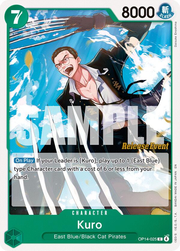 Kuro [The Azure Sea's Seven Release Event Cards] | Card Merchant Takapuna