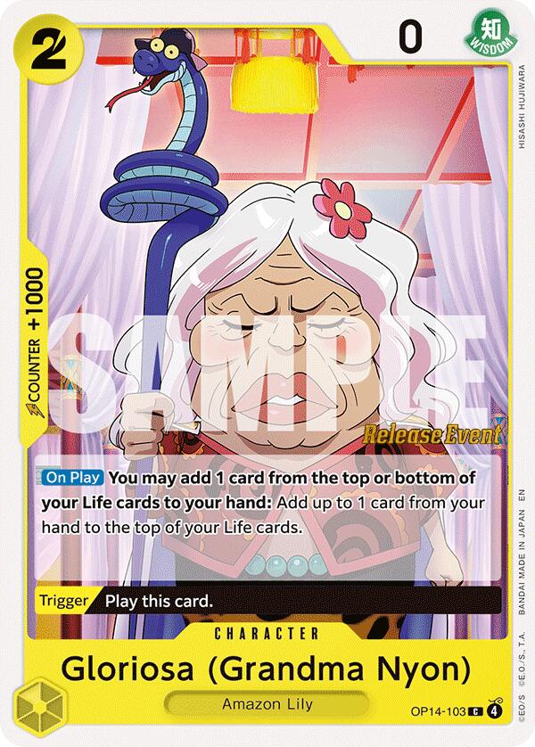 Gloriosa (Grandma Nyon) [The Azure Sea's Seven Release Event Cards] | Card Merchant Takapuna