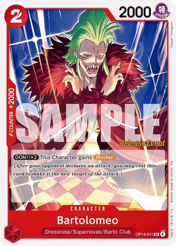Bartolomeo [The Azure Sea's Seven Release Event Cards] | Card Merchant Takapuna