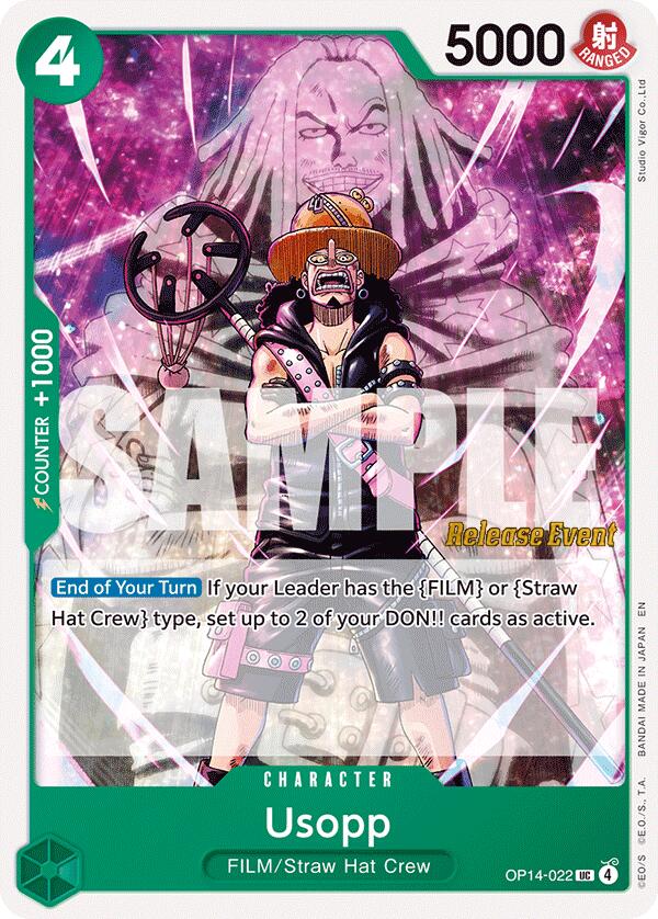 Usopp [The Azure Sea's Seven Release Event Cards] | Card Merchant Takapuna